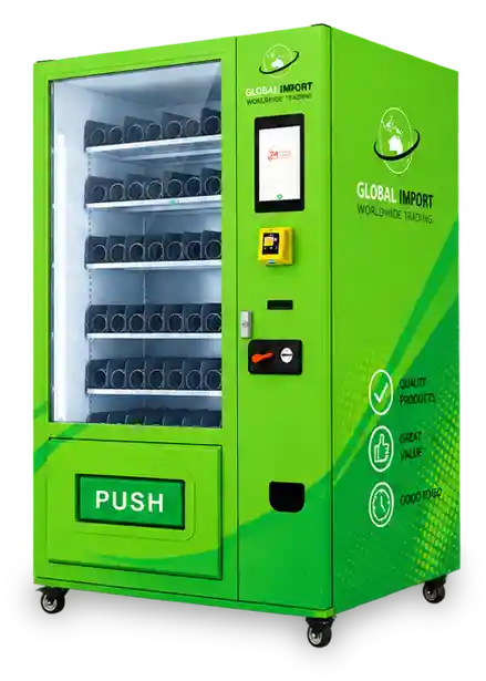 Custom branded graphics for BANDENG vending machines