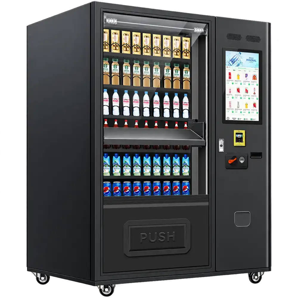 Elevator vending machine