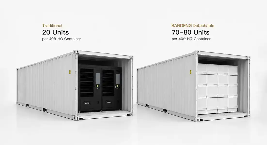 BANDENG Detachable Vending Machine Ship